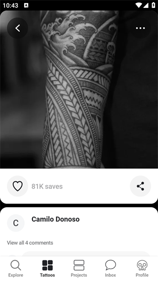 Tattoodo纹身app