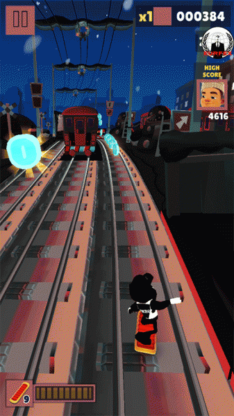 地铁跑酷暗红双旦版