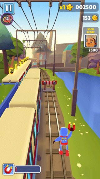 地铁跑酷笑脸金币版