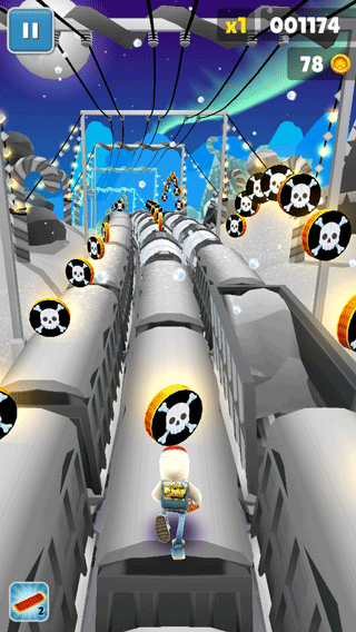 地铁跑酷黑白哈尔滨版