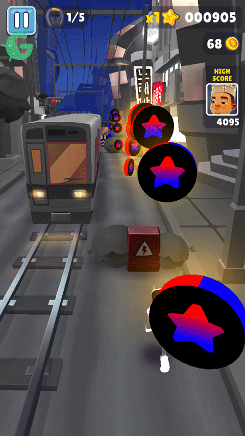 地铁跑酷皮瓜花扇魔改首尔版