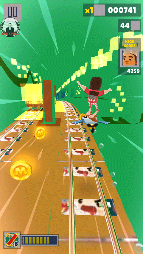 地铁跑酷迷你世界版