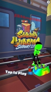 地铁跑酷彩色金币版