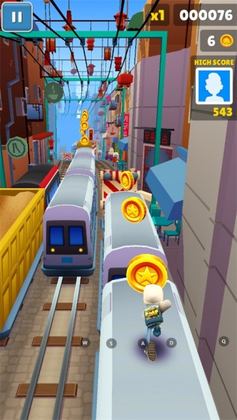 地铁跑酷上海版