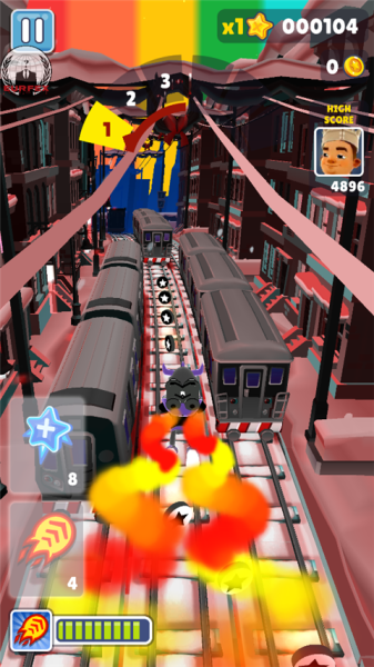 地铁跑酷大蛇张冰焯版