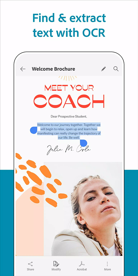 OCR识别大师(Adobe Scan)