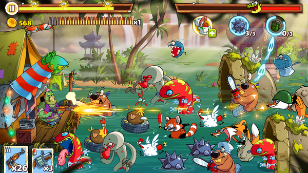 沼泽激战2最新版(Swamp Attack 2)
