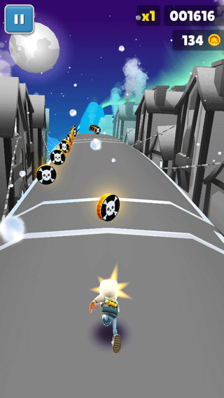 地铁跑酷黑白哈尔滨版