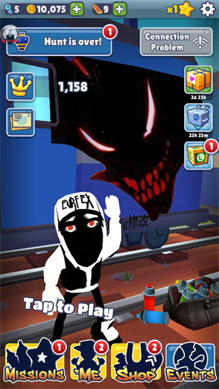 地铁跑酷黑白杰克定制版