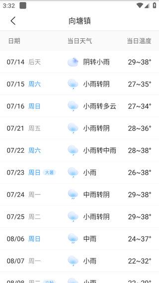 天气预报准点报app