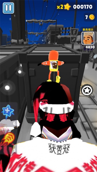 地铁跑酷人机红水专属版