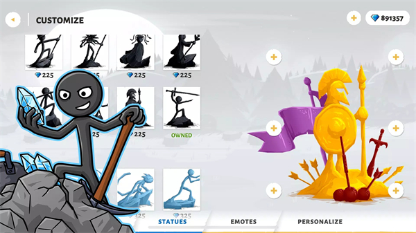 火柴人战争遗产3无限钻石破解版