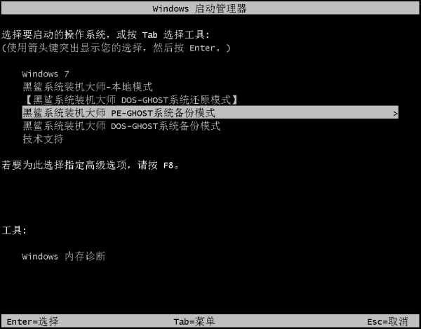 黑鲨装机大师pe版