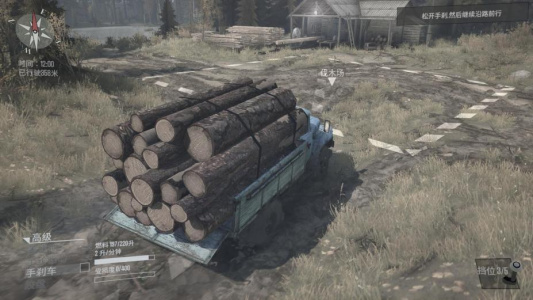 旋转轮胎：泥泞奔驰