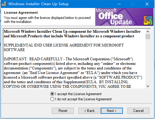 windows iller cleanup utilitynsta