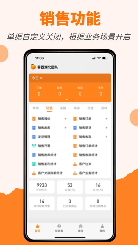 橙子进销存
