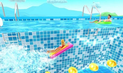 水上乐园滑滑梯