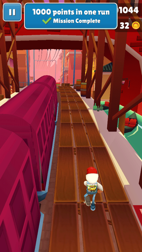 地铁跑酷透明金币版