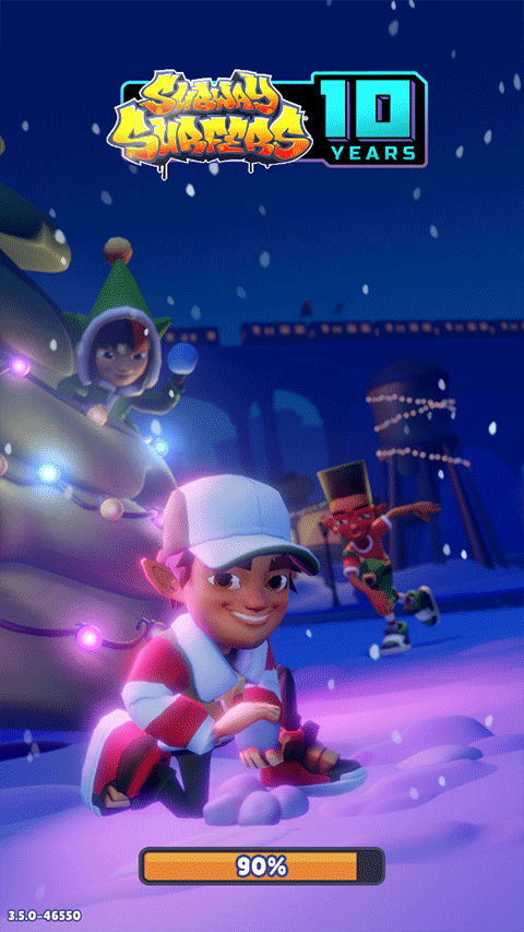 地铁跑酷雪地版