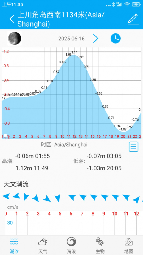 月相潮汐表软件
