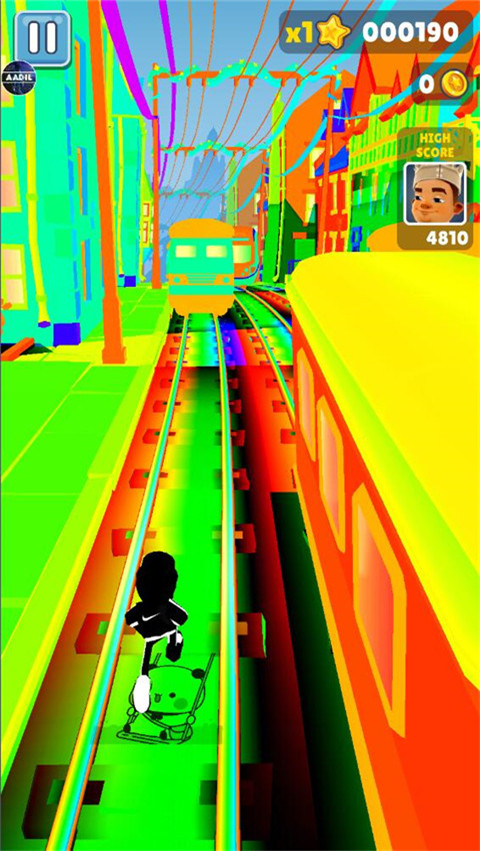 地铁跑酷万次郎真成品5.0版