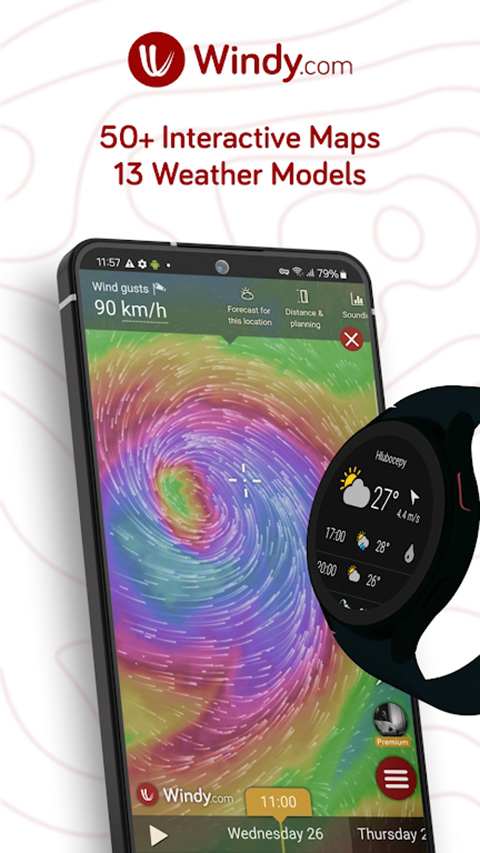 Windy蓝色气象软件