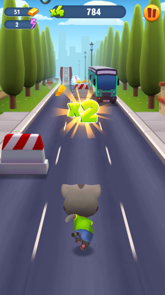 汤姆猫跑酷英文版