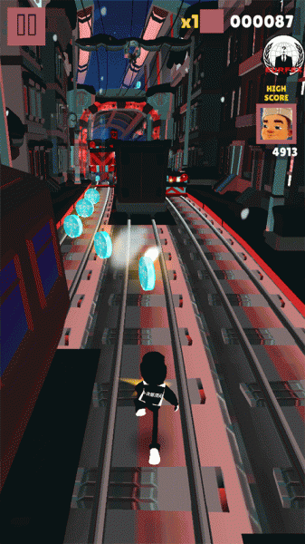 地铁跑酷暗红双旦版