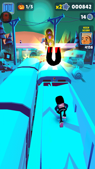 地铁跑酷根灿魔改鬼屋