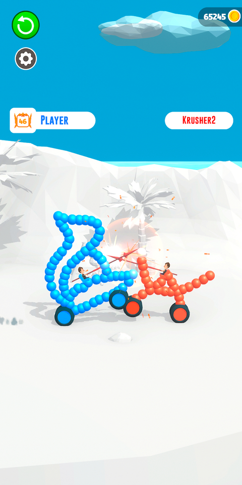 Draw Joust游戏(画车对决)