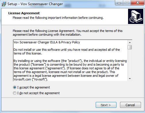 vov screensaver changer