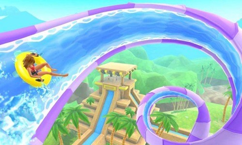 水上乐园滑滑梯