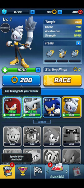 索尼克力量速度之战破解版