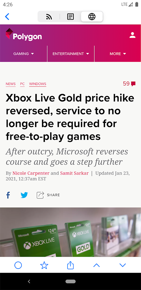 Fluent Reader(RSS阅读器)