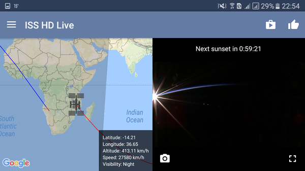 ISS Live Now