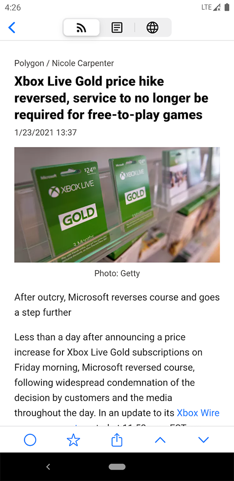 Fluent Reader(RSS阅读器)