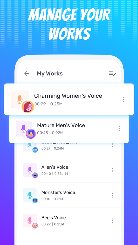 voice changer变声器