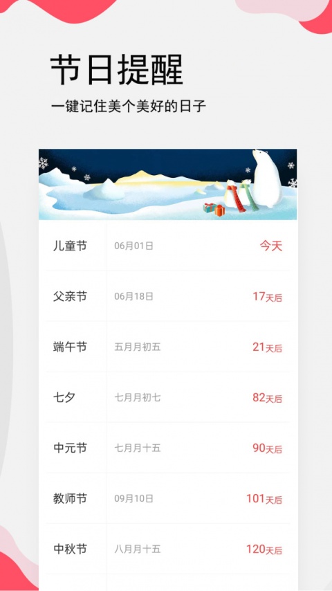 生日提醒管家app