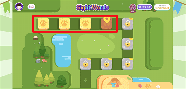 自然拼读高频词app(sight words)