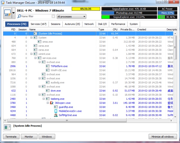 MiTeC Task Manager DeLuxe