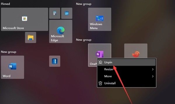 start menu11
