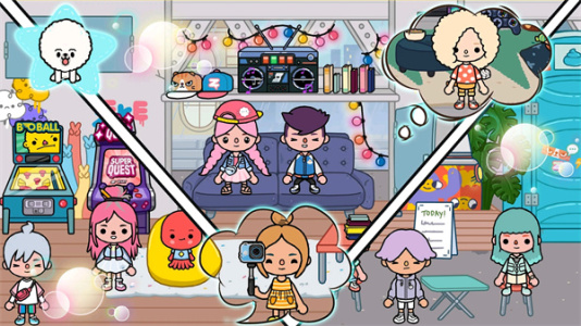 托卡生活闺蜜家游戏