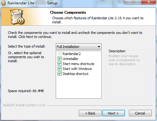 rainlendar桌面日历