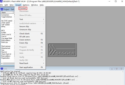 SEGGER J-FlASH ARM
