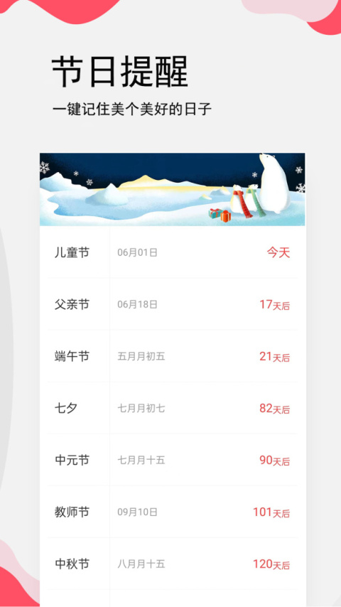 生日提醒管家app
