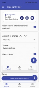蓝色光波过滤器app