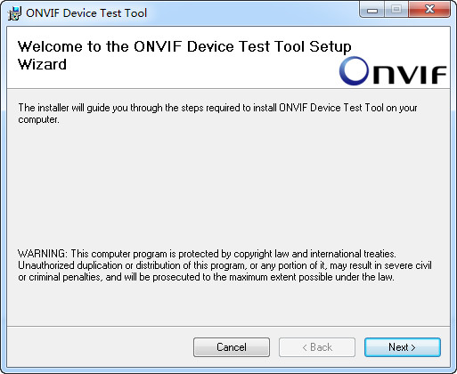 ONVIF Device Test Tool