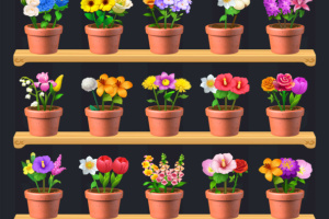 插花消除小游戏