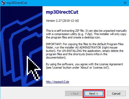 Mp3DirectCut