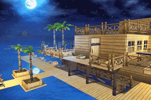 模拟太空木筏生存